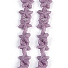 Synthetic Coral Dyed Carved Beads Strands CORA-K009-06A-2
