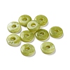 Resin Imitation Gemstone Donut/Pi Disc Charms LS-RESI-A035-04-1