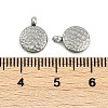 304 Stainless Steel Charms STAS-M017-13P-3