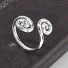 304 Stainless Steel Cuff Open Rings RJEW-D357-04P-4