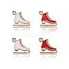20Pcs 2 Colors Alloy Enamel Pendants PALLOY-CJ0001-137-8