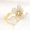 Barss Enamel Cuff Open Rings for Women KK-CBA1C83-01D-G-2
