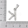 Non-Tarnish 304 Stainless Steel Pendants STAS-F235-01P-K-3