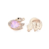 Alloy Glass Pendants PALLOY-N176-73KCG-02-2