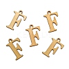 304 Stainless Steel Alphabet Charms STAS-H122-F-AB-2