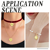 6Pcs 6 Styles Rack Plating Brass & Cubic Zirconia Pendants KK-SC0006-93-6
