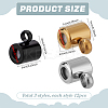 36Pcs 3 Colors 304 Stainless Steel Tube Bails FIND-PH0024-33-2