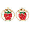 Alloy Enamel Pendants LS-ENAM-S126-102-NR-2