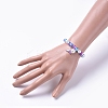 Plastic Imitation Pearl Stretch Bracelets and Necklace Jewelry Sets SJEW-JS01053-02-10