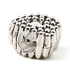 Tibetan Style Alloy European Beads FIND-E041-19AS-2