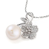 925 Sterling Silver Necklace STER-Z009-15P-2