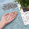 30Pcs 304 Stainless Steel S-shape Hooks STAS-PH0006-71-3