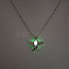 Alloy with Luminous Resin Bead Inside Pendant Necklaces for Women Men FS-WG4D5C2-10-1