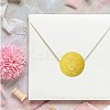 12 Sheets Self Adhesive Gold Foil Embossed Stickers DIY-WH0451-033-5