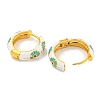 Rack Plating Brass Hoop Earrings EJEW-C102-43G-3