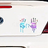 Car Decals- 1 Pcs Hand Car Hood Sticker ST-F711-2-13