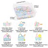 24Pcs 12 Styles Alloy Enamel Pendants ENAM-FS0003-68-4