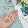 12Pcs 3 Styles Eco-Friendly Brass Watch Band Clasps KK-DC0003-98-3
