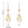 Alloy Mushroom Dangle Earrings JE978A-7