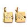 304 Stainless Steel Pendants SA-CBA694E-01G-07-1