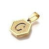 304 Stainless Steel Charms STAS-H227-01G-C-2