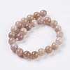 Natural Sunstone Beads Strands L-G-G099-12mm-14-2
