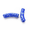 Opaque Spray Painted Acrylic Beads MACR-S372-002F-B02-2