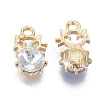 Alloy Rhinestones Pendants PALLOY-T073-02C-RS-2