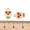 Halloween Theme Light Gold Plated Alloy Enamel Pendants ENAM-M219-14KCG-04-3