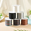 6 Rolls 6 Colors 6-Ply Polyester Metallic Thread OCOR-TA0003-11A-5