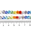 Electroplate & Gradient Color Glass Beads Strands LAMP-M023-02-5