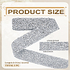 1 Yard Glitter Resin Hotfix Rhinestone(Hot Melt Adhesive On The Back) DIY-LP0002-37B-2