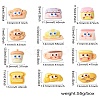 60Pcs 12 Styles Cartoon Opaque Resin Cabochons CRES-CJ0001-63-8