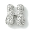 Rack Plating Brass Cubic Zirconia Pendants KK-S378-02P-H-1