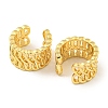 Brass Cuff Earrings EJEW-C104-144G-2