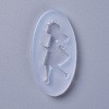 Food Grade Silhouette Silicone Statue Molds DIY-L026-045-1