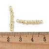 Brass Chip Beaded Connector Charms KK-P284-08G-02-3