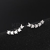 Non-Tarnish 304 Stainless Steel Stud Earrings LS-EJEW-H095-02P-3