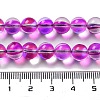 Synthetic Moonstone Beads Strands G-P528-J02-06-4