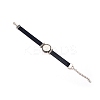 PU Leather Cord Bracelet Making AJEW-TAC0034-01B-1