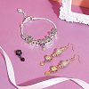 4Pcs 4 Colors 304 Stainless Steel European Dangle Charms STAS-UN0037-41-2