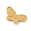 Ion Plating(IP) 304 Stainless Steel Charms STAS-N103-101G-2