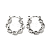 Non-Tarnish 304 Stainless Steel Hoop Earrings for Women EJEW-Z026-24P-1