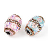 Handmade Indonesia Alloy Beads IPDL-B001-06-3