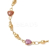 304 Stainless Steel Enamel Chain Necklace & Bracelet Sets SJEW-JS01378-5