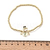 Christmas Brass Micro Pave Cubic Zirconia Link Bracelets BJEW-K289-01A-G-5