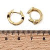 Heart Clear Cubic Zirconia Small Chunky Hoop Earrings for Women EJEW-SZ0002-41-2