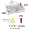 60Pcs 6 Colors Transparent Glass Bead Strands EGLA-FS0001-44-4