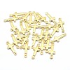 Brass Links Connectors KK-J279-40G-NR-1
