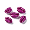 Baking Paint Cowrie Shell Beads SSHEL-M023-01F-1